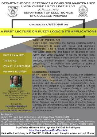 A FIRST LECTURE ON FUZZY LOGIC AND ITS APPLICATIONS